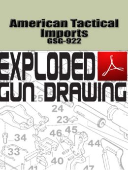 American Tactical Imports GSG-922 Auto Exploded Gun Drawing Download