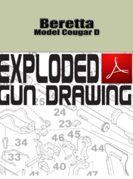 Beretta Model Cougar D Auto Exploded Gun Drawing Download