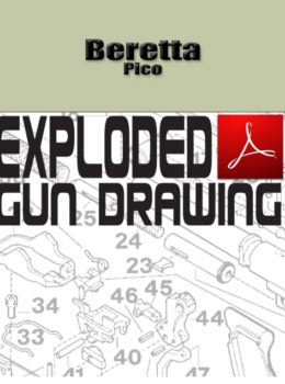 Beretta Pico Auto Exploded Gun Drawing Download