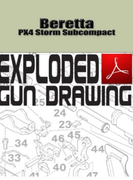 Beretta Px4 Sub.compact Exploded Gun Drawing Download