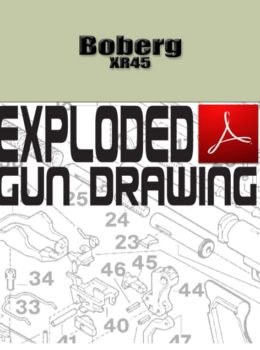 Boberg XR45 Auto Exploded Gun Drawing Download
