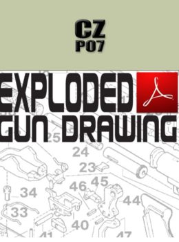 CZ P07 Auto Exploded Gun Drawing Download