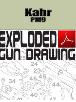 Kahr PM9 Auto Exploded Gun Drawing Download