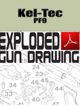Kel-Tec PF9 Auto Exploded Gun Drawing Download