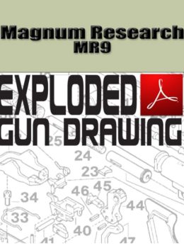 Magnum Research MR9 Auto Exploded Gun Drawing Download