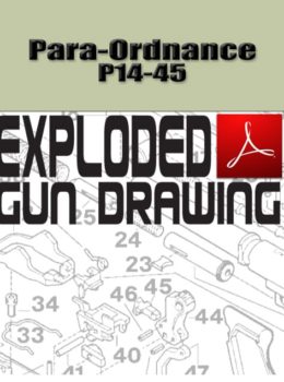 Para-Ordnance P14-45 LDA Auto Exploded Gun Drawing Download