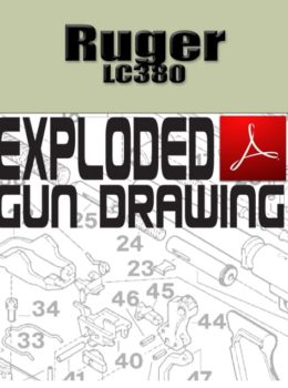 Ruger LC380 Auto Exploded Gun Drawing Download