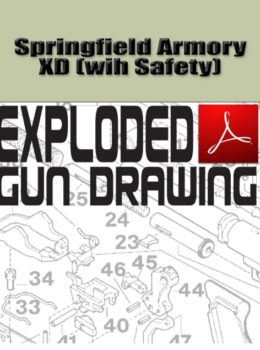 Springfield Armory XD (with safety) Auto Exploded Gun Drawing Download