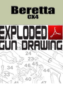 Beretta Cx4 Autoloading Rifle Exploded Gun Drawing Download