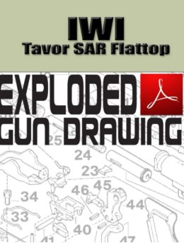 IWI Tavor SAR Flattop Exploded Gun Drawing Download