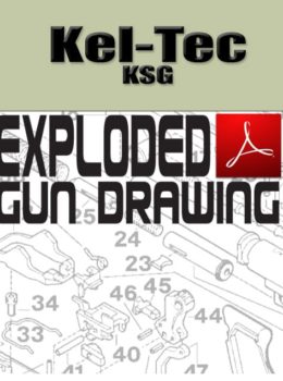 Kel-Tec KSG Pump-Action Shotgun Exploded Gun Drawing Download