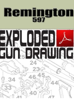 Remington 597 Rimfire Exploded Gun Drawing Download