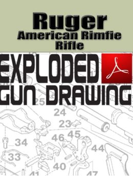 Ruger American Rimfire Rifle Exploded Gun Drawing Download