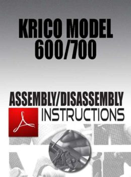 Krico Model 600/700 Assembly/Disassembly Instructions Download
