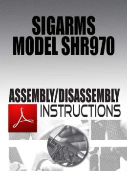 SIGArms Model SHR970 Assembly/Disassembly Instructions Download