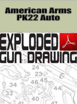 American Arms PK22 Auto Exploded Gun Drawing Download