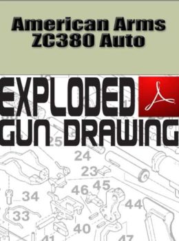 American Arms ZC380 Auto Exploded Gun Drawing Download