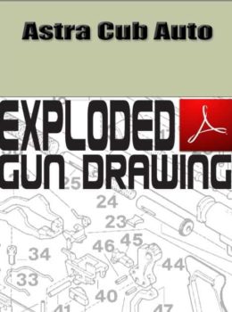 Astra Cub Auto Exploded Gun Drawing Download