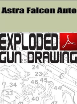 Astra Falcon Auto Exploded Gun Drawing Download