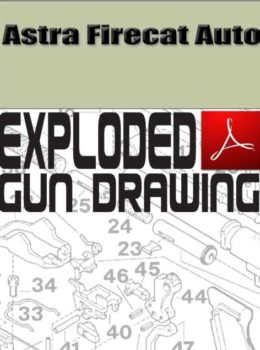 Astra Firecat Auto Exploded Gun Drawing Download