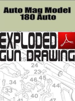 Auto Mag Model 180 Auto Exploded Gun Drawing Download