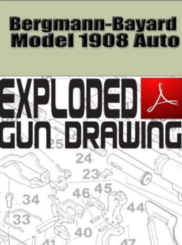 Bergmann-Bayard Model 1908 Auto Exploded Gun Drawing Download