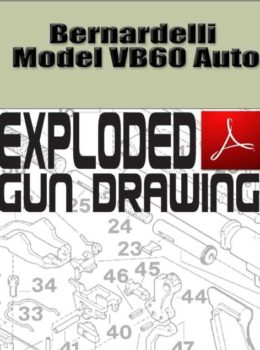 Bernardelli Model VB60 Auto Exploded Gun Drawing Download