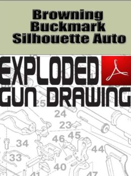 Browning Buckmark Silhouette Auto Exploded Gun Drawing Download