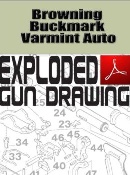 Browning Buckmark Varmint Auto Exploded Gun Drawing Download