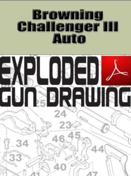 Browning Challenger III Auto  Exploded Gun Drawing Download