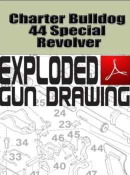 Charter Arms Bulldog 44 Special Revolver Exploded Gun Drawing Download
