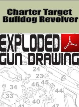 Charter Arms Target Bulldog Revolver Exploded Gun Drawing Download
