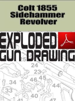 Colt 1855 Sidehammer Revolver Exploded Gun Drawing Download