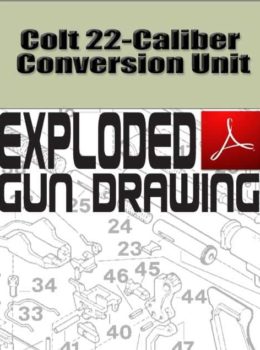 Colt 22-Caliber Conversion Unit Exploded Gun Drawing Download