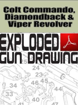 Colt Commando, Diamondback and Viper Revolver Exploded Gun Drawing Download