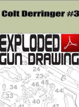Colt Derringer #3 Exploded Gun Drawing Download