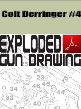 Colt Derringer #4 Exploded Gun Drawing Download
