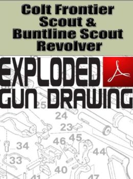 Colt Frontier Scout and Buntline Scout Revolver Exploded Gun Drawing Download