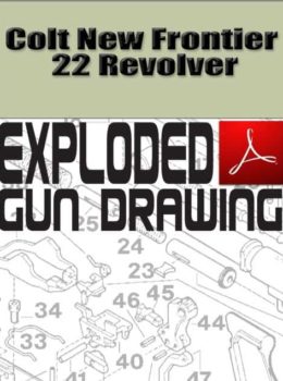 Colt New Frontier 22 Revolver Exploded Gun Drawing Download