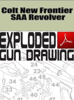 Colt New Frontier SAA Revolver Exploded Gun Drawing Download