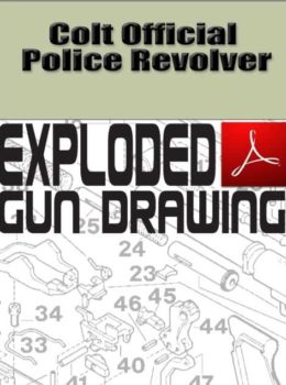 Colt Official Police Revolver Exploded Gun Drawing Download