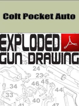 Colt Pocket Auto Exploded Gun Drawing Download