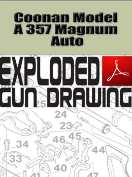 Coonan Model A 357 Magnum Auto Exploded Gun Drawing Download