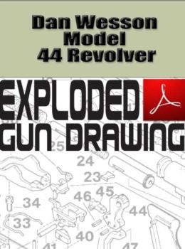 Dan Wesson Model 44 Revolver Exploded Gun Drawing Download