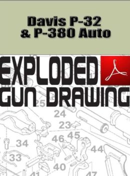 Davis P-32 and P-380 Auto Exploded Gun Drawing Download