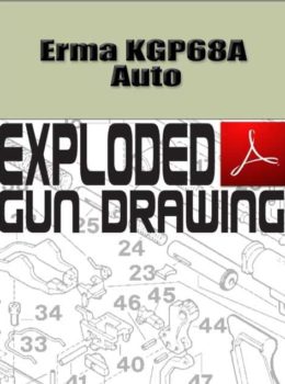 Erma KGP68A Auto Exploded Gun Drawing Download