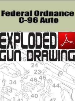 Federal Ordnance C-96 Auto Exploded Gun Drawing Download