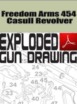 Freedom Arms 454 Casull Revolver Exploded Gun Drawing Download