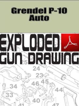 Grendel P-10 Auto Exploded Gun Drawing Download
