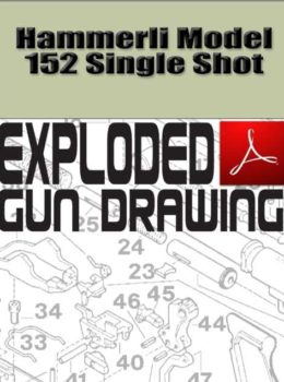Hammerli Model 152 Single Shot Exploded Gun Drawing Download